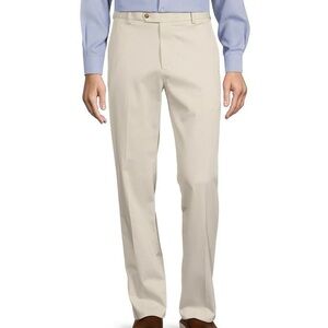 NWT Big Man TravelSMART Roundtree & York Men's Classic Flat Front Pant 44 x 30